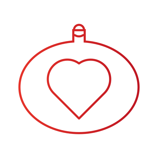 decoración navideña icono gratis