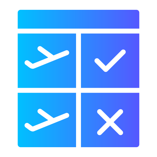 informacion de vuelo icono gratis
