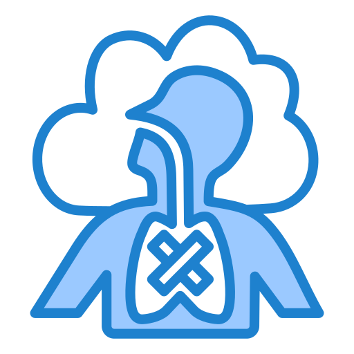 infección respiratoria icono gratis