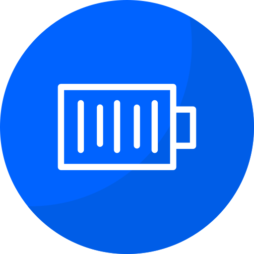 batería cargada icono gratis
