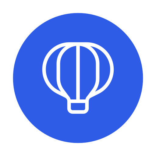 Воздушный шар бесплатно иконка