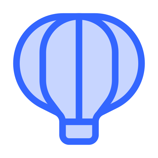 globo aerostático icono gratis