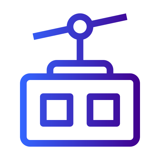 téléphérique Icône gratuit