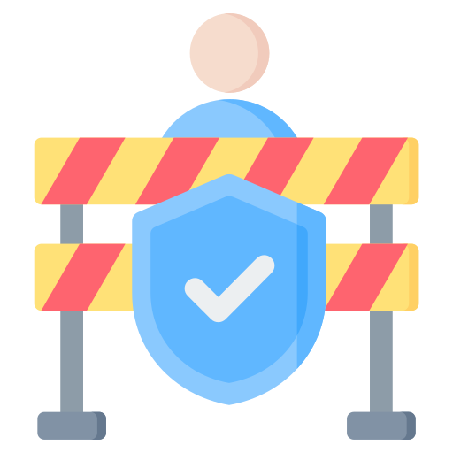 barrera icono gratis