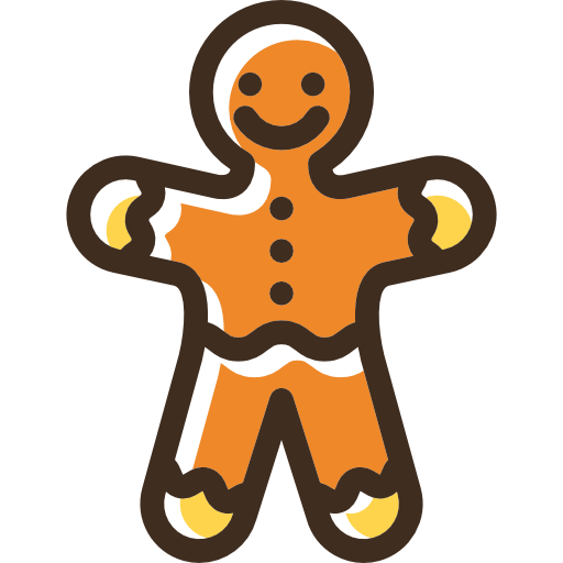 Gingerbread man - Free food icons