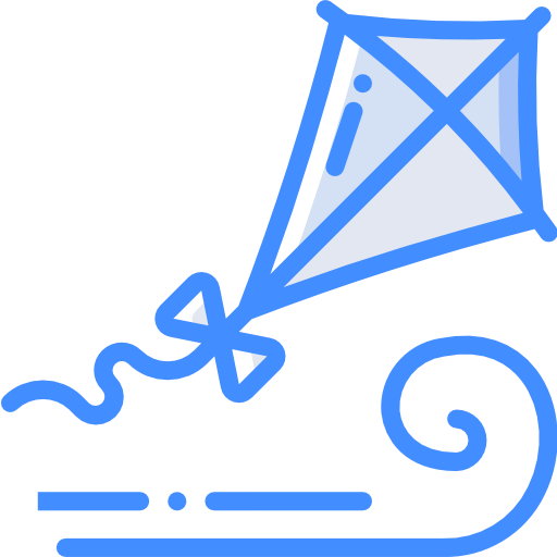 Kite Basic Miscellany Blue icon