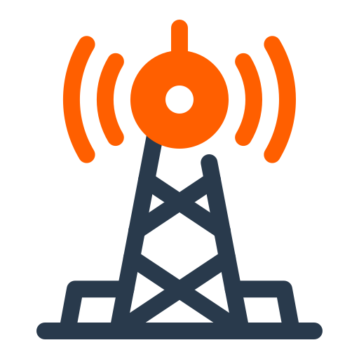 Broadcast tower - Free communications icons