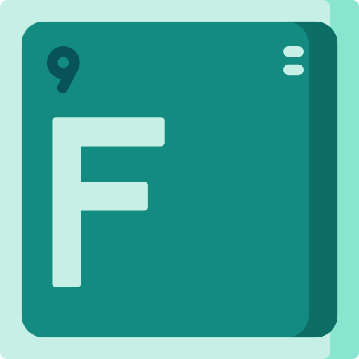 flúor icono gratis
