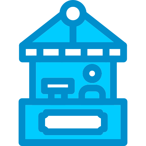 Ticket office free icon Ticket office free icon