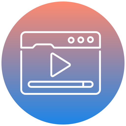 marketing de vídeo grátis ícone marketing de vídeo grátis ícone