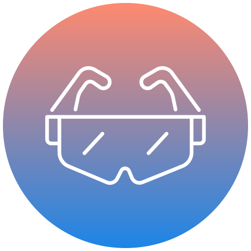 lentes de seguridad icono gratis