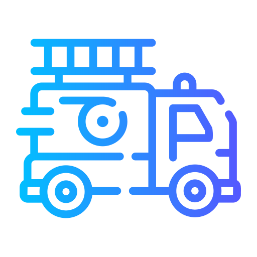 camión de bomberos icono gratis