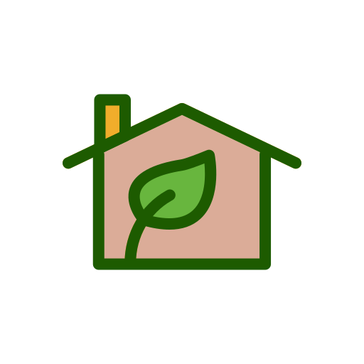 maison écologique Icône gratuit maison écologique Icône gratuit
