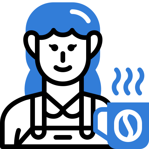 barista grátis ícone