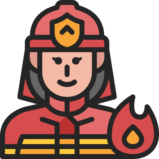 bombero icono gratis