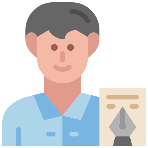 Author free icon Author free icon
