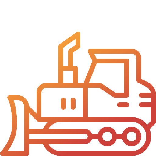 Bulldozer free icon Bulldozer free icon