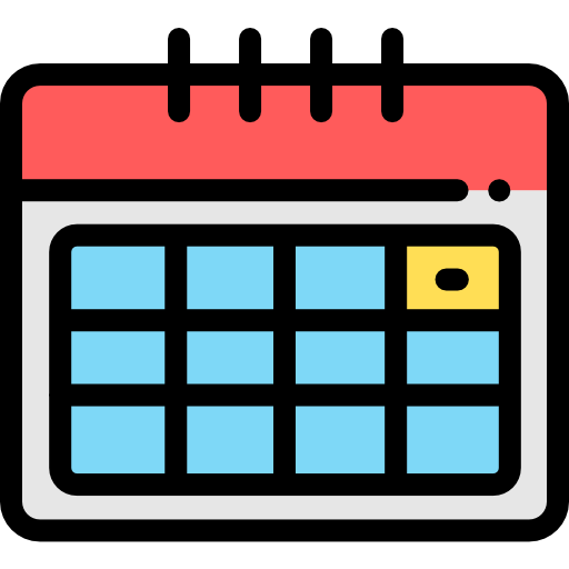 calendário grátis ícone