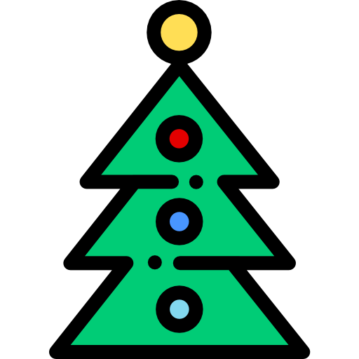 árbol de navidad icono gratis