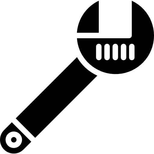 llave inglesa icono gratis