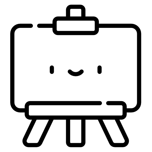 Easel free icon