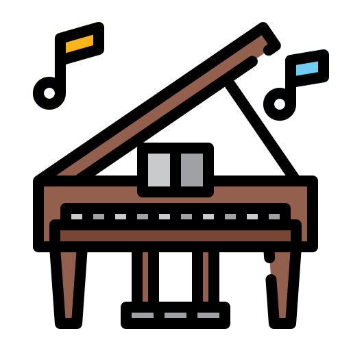 piano icono gratis