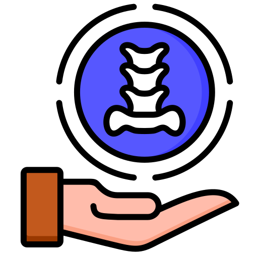 columna vertebral icono gratis