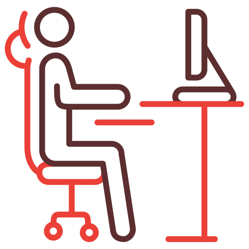 ergonomie Icône gratuit ergonomie Icône gratuit