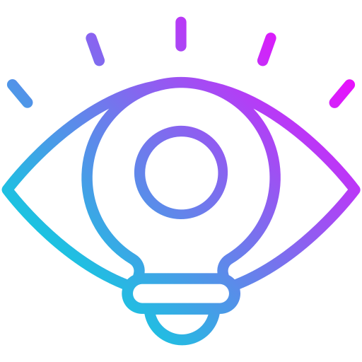 visión icono gratis