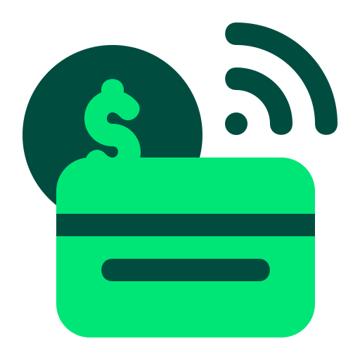 pago en línea icono gratis