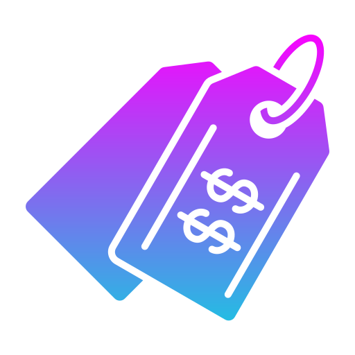 etiqueta de precio icono gratis