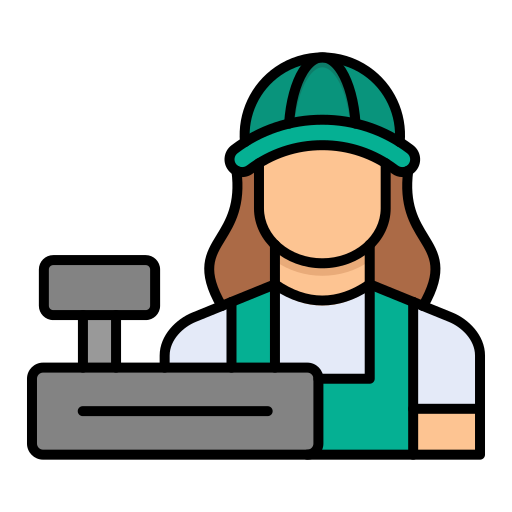 tendero icono gratis