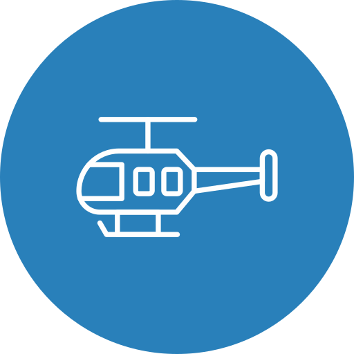 helicóptero icono gratis