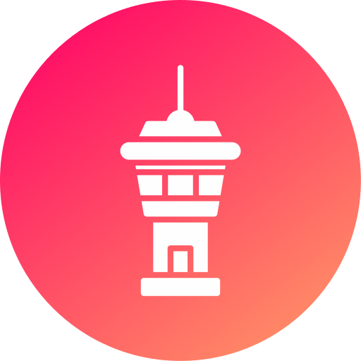 torre de control icono gratis