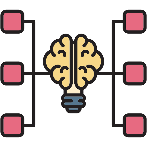 mapa mental icono gratis