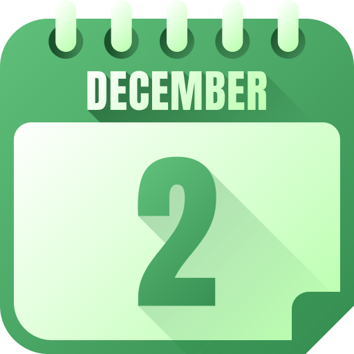 2 de diciembre icono gratis