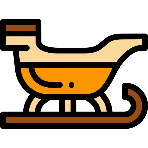 Sleigh Detailed Rounded Lineal color icon