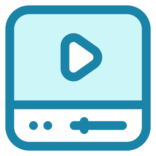 vídeo en línea icono gratis