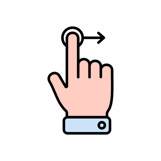 wische nach rechts kostenlos Icon wische nach rechts kostenlos Icon