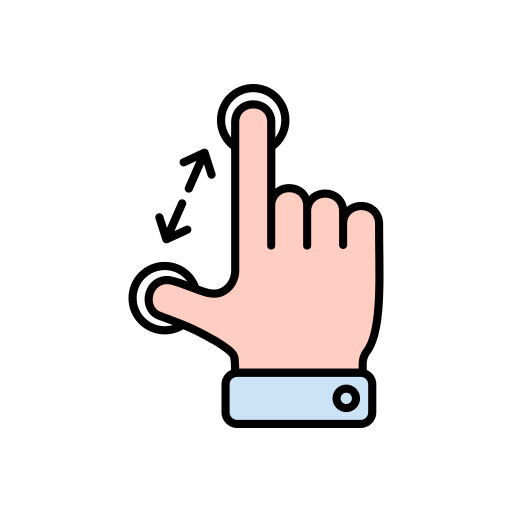 Touch and drag - Free gestures icons