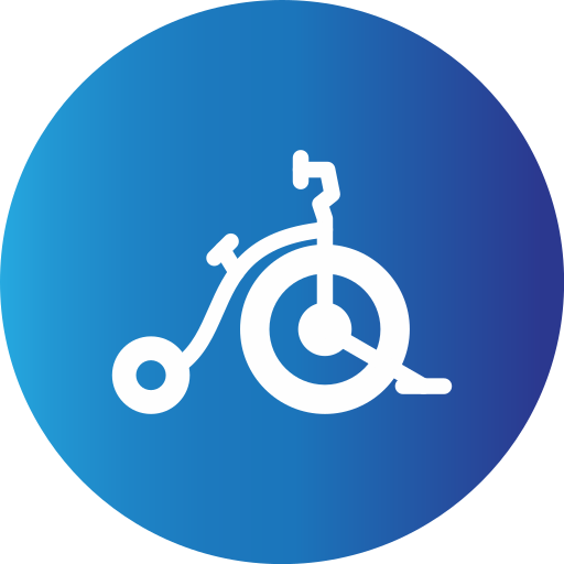 vélo de cirque Icône gratuit vélo de cirque Icône gratuit