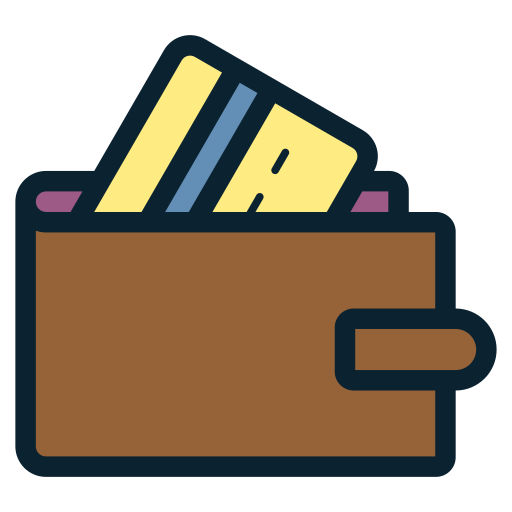 billetera icono gratis