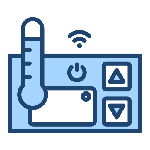 termostato inteligente icono gratis