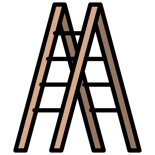 Step ladder free icon Step ladder free icon