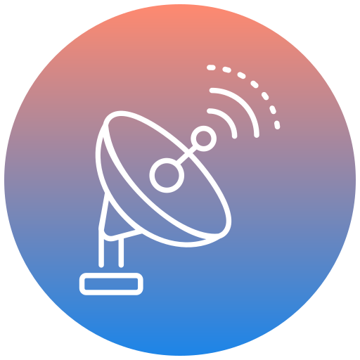 satélite de comunicación icono gratis