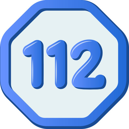 112 Icône gratuit 112 Icône gratuit