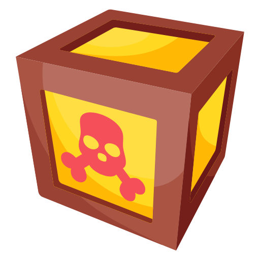 caja del tesoro icono gratis