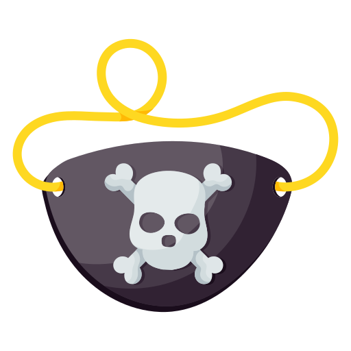 Parche de pirata - Iconos gratis de diverso