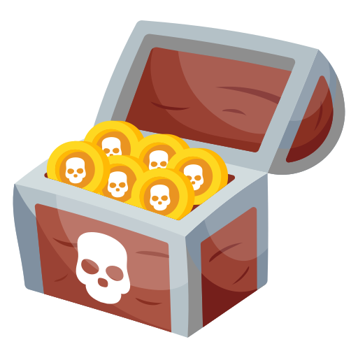 caja del tesoro icono gratis