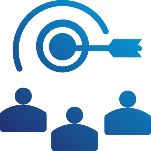 public cible Icône gratuit